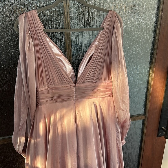 MAC DUGGALMAC DUGGAL 67414 DRESS Mocha Size 10 - Picture 11 of 13